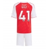 Camisa de Futebol Arsenal Declan Rice #41 Equipamento Principal Infantil 2025-26 Manga Curta (+ Calças curtas)